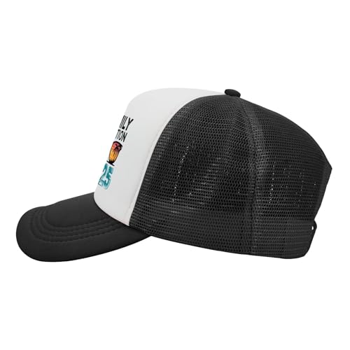 Family Vacations 2025 Golf hat Garde Cap for Boyfriends Black3