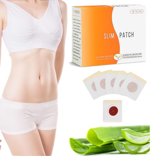 30 Piezas Parches Para Adelgazar, Parches Adelgazantes Slimpatch Con Ingredientes Naturales, Ayudan con Descomposición de la Grasa y la Celulitis, Control Corporal, Muestra Curvas Corporales