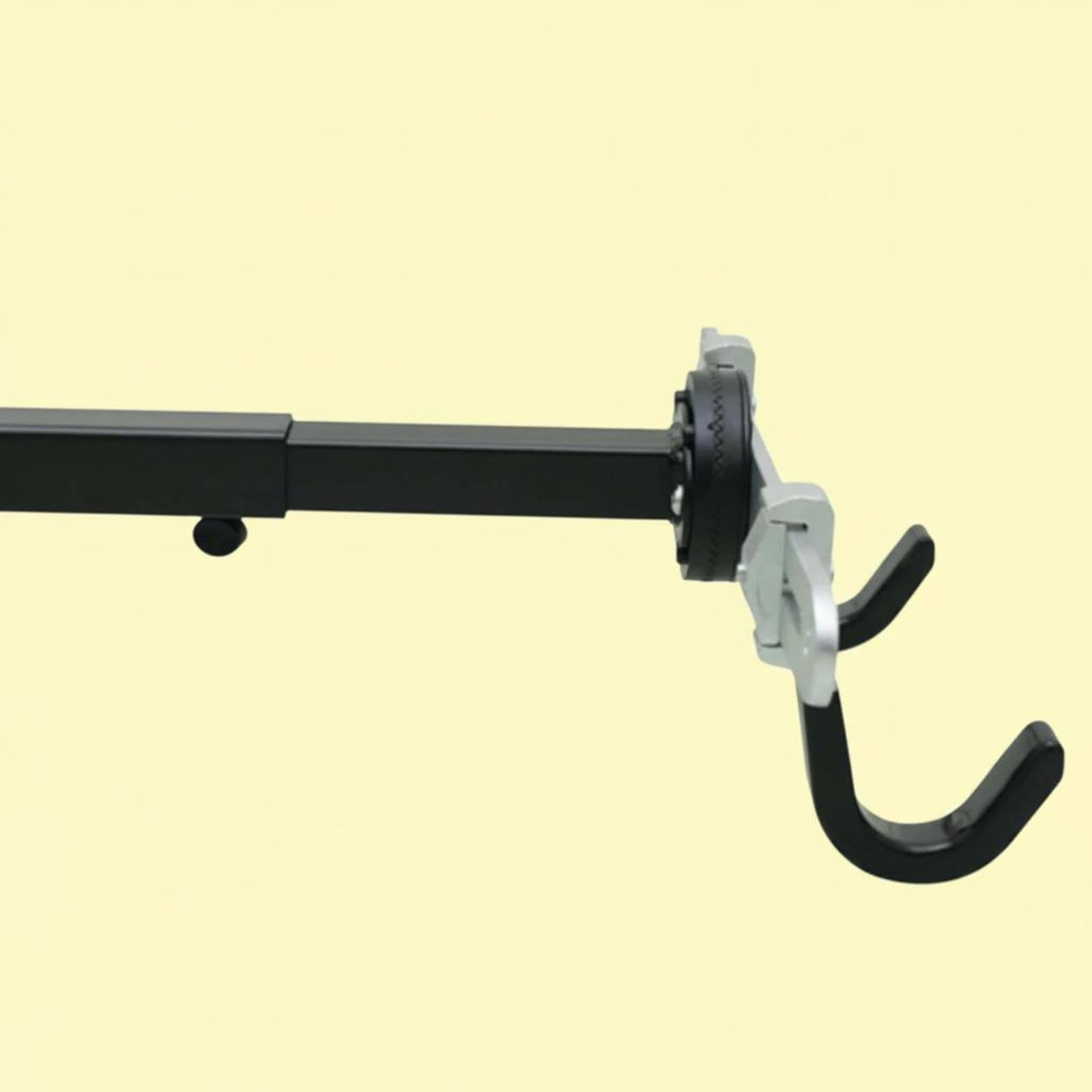 Crochet Mural Vélo Rack Mural Support Horizontal Bicyclette Accroche Murale Maintien Route et Montagne Aluminium Réglable 32-46cm Protection Peinture Adapté au Garage Cave Couloir