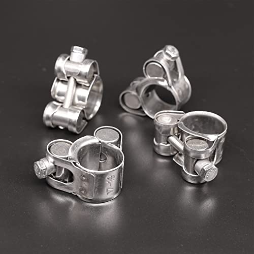 Peromi 4 Pack T-Bolt Hose Clamps-Stainless Steel_304, Working Range 17Mm-19Mm For 3/4 Inch Hose Od, Heavy Duty Hose Clamps #TOP5