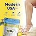 Circulation Foot Soak 32 Ounces (2 Lbs) Epsom Salt with Pure Essential Oils Ginger and Cypress Essential Oils Plus Vitamin C in BPA Free Pouch with Easy Press Lock Seal