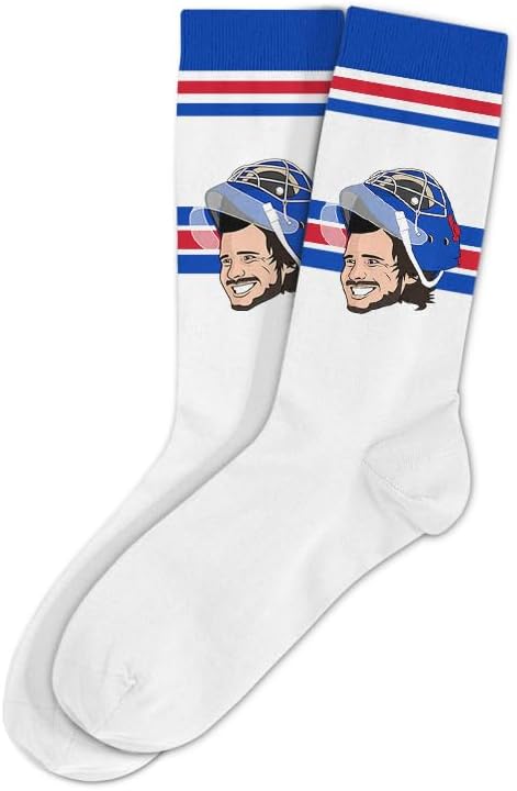 High & Fresh Major League Socks - NHL NEW YORK RANGERS - Hockey Socks for Men & Women, Gifts for All Occasions, Size 7-13 - Image 3