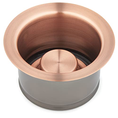 Signature Hardware 482755 3-1/2" Brass Kitchen Garbage Disposal Flange and Stopper