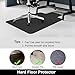 AiBOB Office Chair Mat for Hardwood Floor, 36 X 48 inches, Hard Floor Chair Mats Under Computer Desk, Easy Glide for Rolling Chairs, No Curling