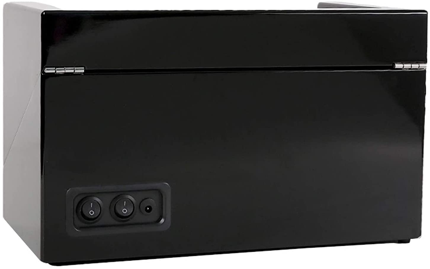 Vitrina de reloj giratoria automática de madera de gama alta, doble cabeza, cuatro relojes epítopos, caja de almacenamiento, soporte de exhibición, relojes mecánicos ultrasilenciosos, agitador (negro)