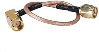 13 inch RG179 75ohm Rf Connector SMA Male Right Angle to Rp-SMA Female Nut Straight Assembly Extension Coaxial Cable Ships from USA