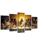 Einfach aufzuhängen: Das Jesusgemälde ist mit einem schwarzen Metallhaken auf der Rückseite ausgestattet, Sie können es nach Erhalt an die Wand hängen, und es ist leicht zu entfernen, wenn es nicht in Gebrauch ist.