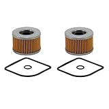Wix Engine Oil Filter Set Cellulose Cartridge Lube Metal Canister 2 Pieces For Honda CB400A