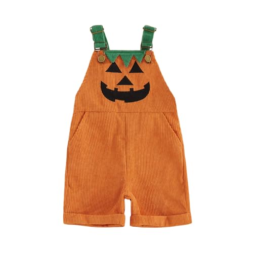 The Best Halloween Costumes for Different Age Groups: From Toddlers to Seniors 3 Rourufy Toddler Baby Boy Halloween Outfit Pumpkin Overalls Corduroy Romper (A Pumpkin Face Orange, 3-4T)