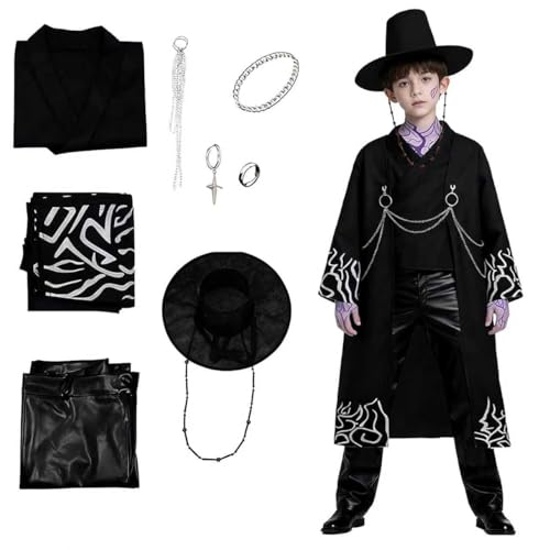 S-aja Ji-nu Hunters - Disfraz para niños, talla de disfraz de disfraz para exteriores, para niños o niñas, para Halloween, para cosplay, para disfraces de fotos al aire libre, deportes