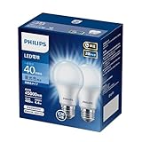 Philips(フィリップス) LED電球 E26口金 40W相当 昼光色 広配光 2個パック LDA4D-G/E/K/2P-A