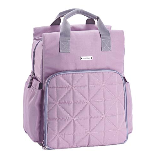 Lhl Bolsa de pañales de bebé Mochila de múltiples Funciones Impermeable Bolsa de pañales Mama Mochila de Viaje Artículos para bebés Que Contiene la clasificación y el Bolsillo antirrobo,G