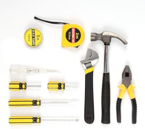 11PCS Household Hand Tools Kit DIY Hand Tool Toolbox Set with Storage Case Including Daily Repair Small Tool for Home Use - View 7