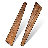 Wooden Spatula for Cooking – 12 inch Premium Wood Turner for Nonstick Pans & Cast Iron – Durable Kitchen Utensil, Egg Scraper, Pancake Flipper, Kitchen Gift Idea – Set of 2