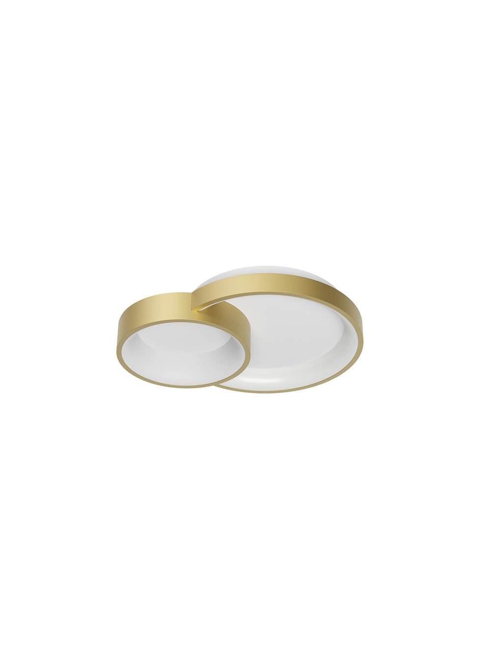 Plafonnier LED moderne or mat pour sublimer votre chambre