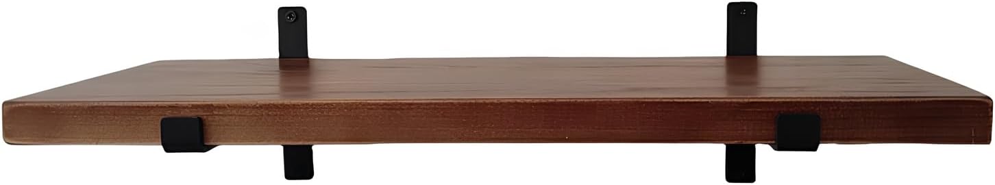 Wall Shelf Storage Wood Floating Shelves for Wall Decor Made of Pine Wood, Wall Mounted Floating Book Easy to Assemble Wall Mounted Shelf, Easily Expand Wall Space(40 * 20cm)