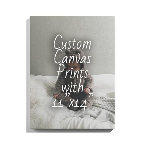 FZJSKJ Custom Framed Canvas Wall Art 11" x 14" Canvas