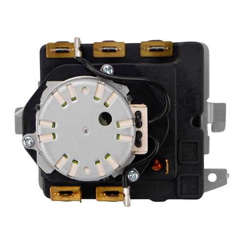 WE04X25280 Dryer Timer Replacement for GE Hotpoint Dryer, Replacement Part Replaces TMD1EM35 - WE04X25280,Fits GTD33EASK0WW GTX22EASK0WW HTX21EASK0WW Performance-Upgraded Dryer Timer,1 Year Warranty