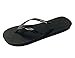 Chatties Wholesale Ladies 36 Pairs Solid Black Flip Flops