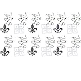 DrainWig Shower, Sink, and Bathtub Disposable Drain Hair Stopper As Seen On Shark Tank, Versailles, Black and White, 12 Pack