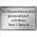 Indigos UG günstig Kaufen-INDIGOS UG - Schilder - WUNSCHTEXT Schild - Edelsstahllook - Alu-Dibond 8 Größen - personalisiert mit Text - Schrift - für Garage, Hotel, Parkplatz, Schule, Carport, Firma - individuell