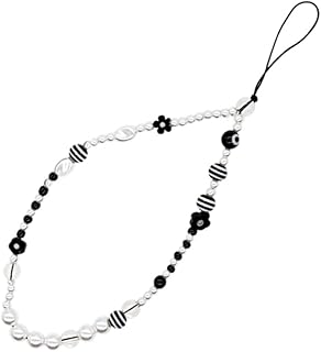 OSALADI 2Pcs Corrente De Telefone Celular Charme Corda De Pulso Para Telefone Chaveiro Cordão De Cordão De Telefone Móvel Charme De Telefone Móvel Cordão De Contas De Argila De Polímero