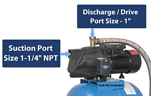 Superior Pump 94505 1/2 Hp Cast Iron Shallow Well Jet Pump #TOP4