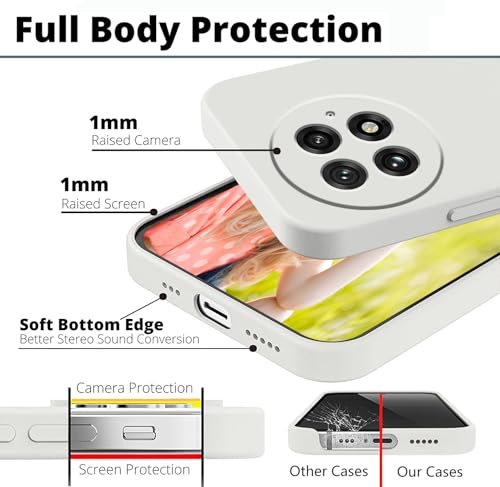 Coque OnePlus 13R silicone blanc antichoc et mince doux - 5