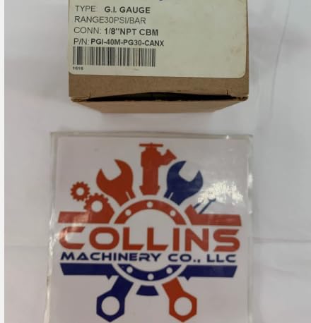 PGI-40M-PG30-CANX 1/8" NPT CBM 0-30PSI G.I. Pressure Gauge