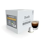 Nespresso® Compatible* Organic Colombian Home Compostable Coffee Capsules by Dualit | 50 Servings - 5 X 10 Pk of Eco Friendly Single Origin Coffee Pods - 100% Home Compostable Capsules Pods