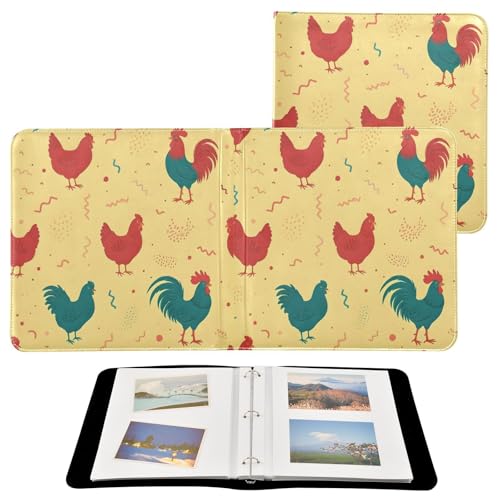 Álbum de Fotos DIY Scrapbook Auto Adhesivo FLildon con Cubierta de Cuero PU, 40 Páginas, 3 Anillos, Tamaño Externo 11.8x11.2 pulgadas miniatura 2
