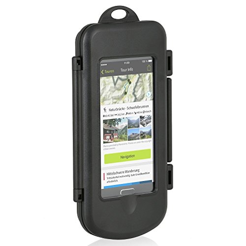 Wicked Chili Smartphone Splash Box M für Samsung, LG, HTC, Sony, Nokia, Wiko, Huawei (max. Maße: 145 x 78 x 13.4 mm, Spritzwasserschutz IPX4, Antireflexive Folie, Made in Germany), Case