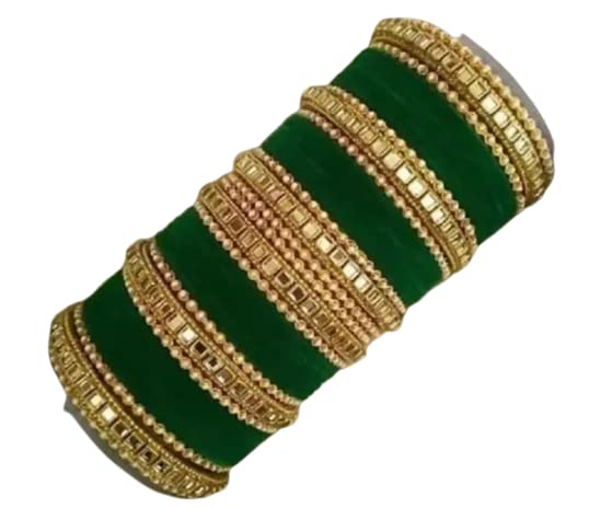 SHYCHOO BLASTS Acrylic (Plastic) Glossy Finish Zircon and Beads Work Latkan Chuda Set For Women and Girls Marriage Jewellery Dulhan Chuda Set (LIGHT GREEN, 2.6) (B0BRBH8GJL) Amazon Price History, Amazon Price Tracker