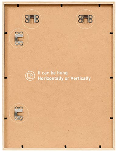 OAK Picture Photo Frame,Compatible with 30x40cm(12x16inch) and 21x30cm(A4) Images for High Definition Wall Mounting in Living Room - Image 3