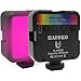 HAFOKO VL49 Mini RGB LED Luz Color Cámara Light con 3 Zapatas Frías 1/4" Magnética Teléfono Vlog Luz Inteligente con Pantalla LCD 2000mah 2500K-9000K Compatible con Cámara Tiktok Youtube Vlogger