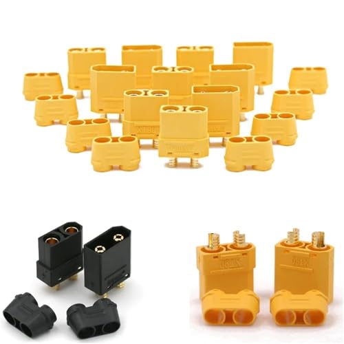 Conector banana de 4.5mm hembra terminal negro para cable de batería XT90 XT90H de radiocontrol