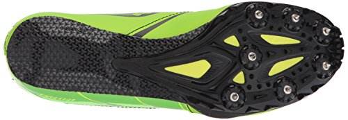 Saucony Women's Men's Spitfire 4 Track And Field Shoe, Green/Black, 10.5 #TOP3