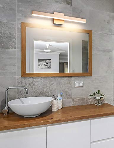 Joossnwell Led Vanity Lights 24" Inch Gold Dimmable Bathroom Vanity Light Fixtures Modern Sconces Lights For Vanity Mirror 16W Makeup Lighting 3000K Warm White #TOP5