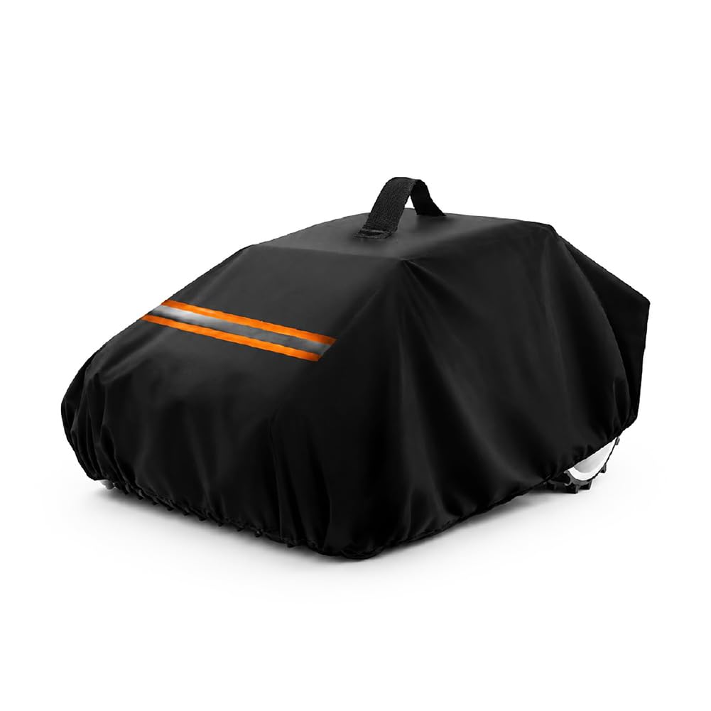 Funda Protectora para Robot Cortacésped para Yard Force Luv 60Ri, Cubierta Oxford 600D Impermeable Anti UV con Asa