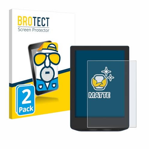 brotect Screen Protector Anti-Glare Compatible with Pocketbook Verse Pro Color (2 Pack) Screen Protector Matte, Anti-Fingerprint Protection Film