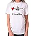 Produktbild Weant Damen Bluse mit Print Tunika Brief drucken Sommer T-Shirt Kurzarmshirt V-Ausschnitt Lässige Stretch Falten Bluse Tops Oberteil Baumwollshirt Herren Paar Valentinstag T-Shirt