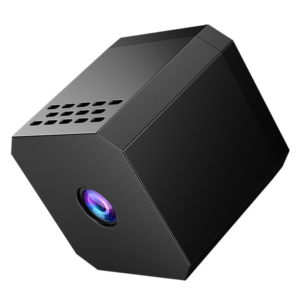 Cámara de vigilancia para interiores, cámara de vigilancia inalámbrica sin internet, con detector de movimiento, visión nocturna y soporte magnético para interior y exterior (F1)