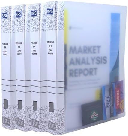 SPS A4 Size 2D Ring Binder File, Office File for Certificates and ...