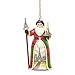 Jim Shore Heartwood Creek French Santa Stone Resin Hanging Ornament, 4.25”