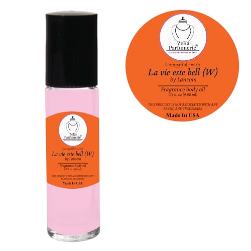 Compare to Aroma Compatible with La vie este bella for Women Fragrance Body Oil on 1/3 oz (9.86ml) Travel size Roll-On Botlle image 5