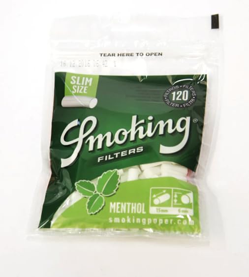 Amazon.com: Smoking Brand Menthol Cotton Filter Tips (1 Pack) : Health &  Household