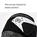 100% Fortis Mountain Biking Elbow Pad - MTB & BMX Protection - Hard Plastic and Smartshock Impact Absorbing Foam Padding