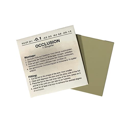 Bangerter Occlusion Foil | 0.1 Power | Reduce Visual Acuity (0.1)