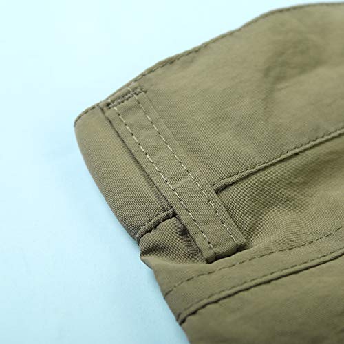 OCHENTA Boys Quick Dry Cargo Shorts Elastic Waist Athletic Shorts for Outdoor Hiking Camping Fishing4
