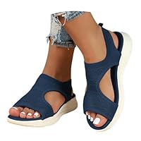 Sandales Femme été confortable Orthopédique Bout Ouvert Chaussures Antidérapant Respirantes DéContractéEs Sandales de plage Leger Boho Platform Sandals, Mode été 2025 Femmes